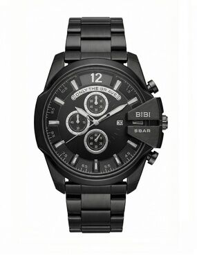 BiBi Black Men's Chronograph Bracelet Watch